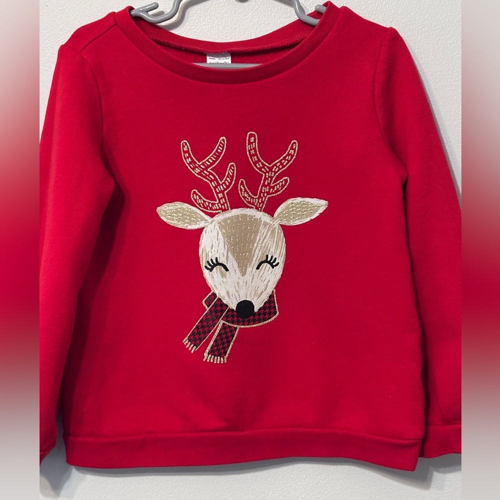 Carter’s Girls 2 piece Reindeer Fleece Top and Leggings - Picture 8 of 8